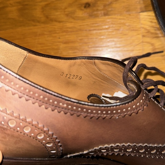 Gucci - Cap Toe Dress Shoes - Men’s Size 7 (US) - Brown - Picture 5 of 14